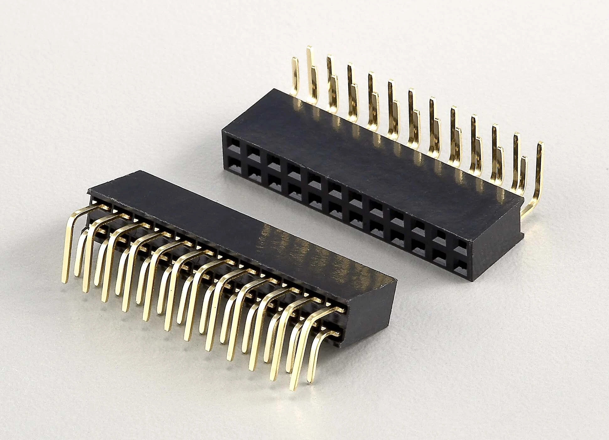 KLS1-208Y-5.7 2.54mm Pitch High 5.7mm Female Header Connector 1