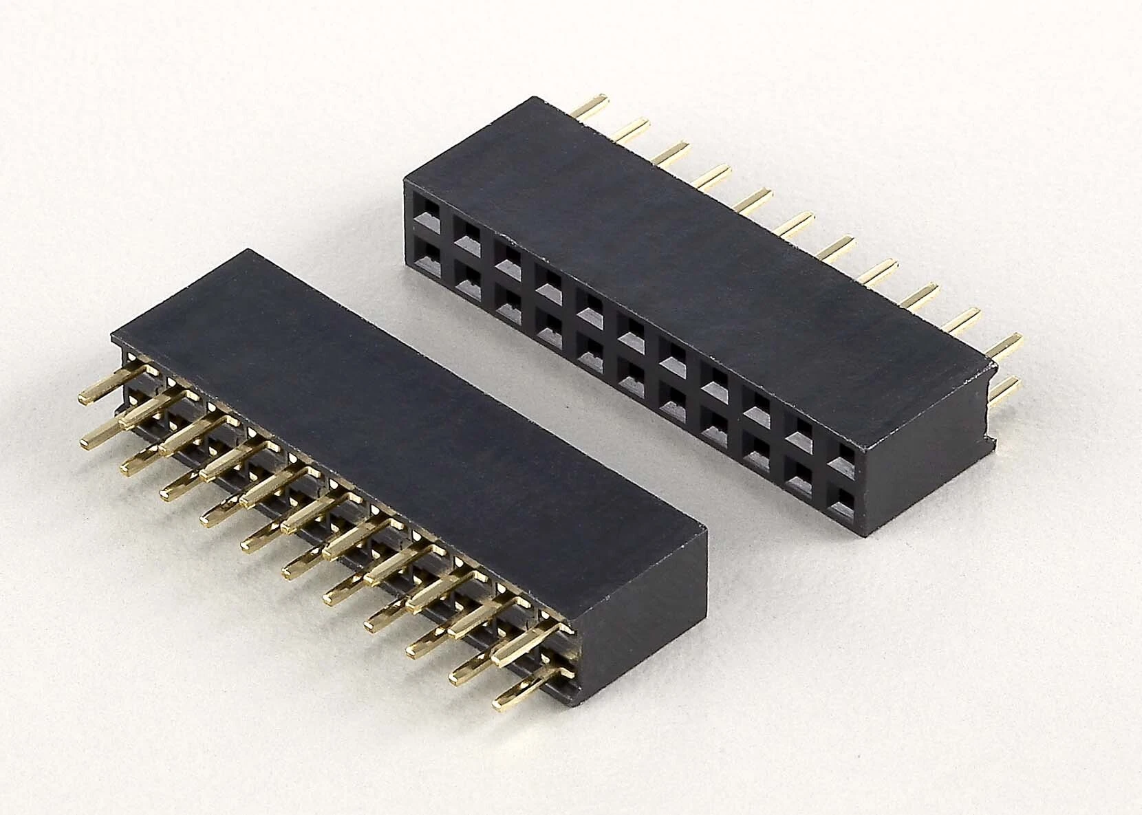 KLS1-208 2.54mm Pitch High 8.4mm Female Header Connector 1