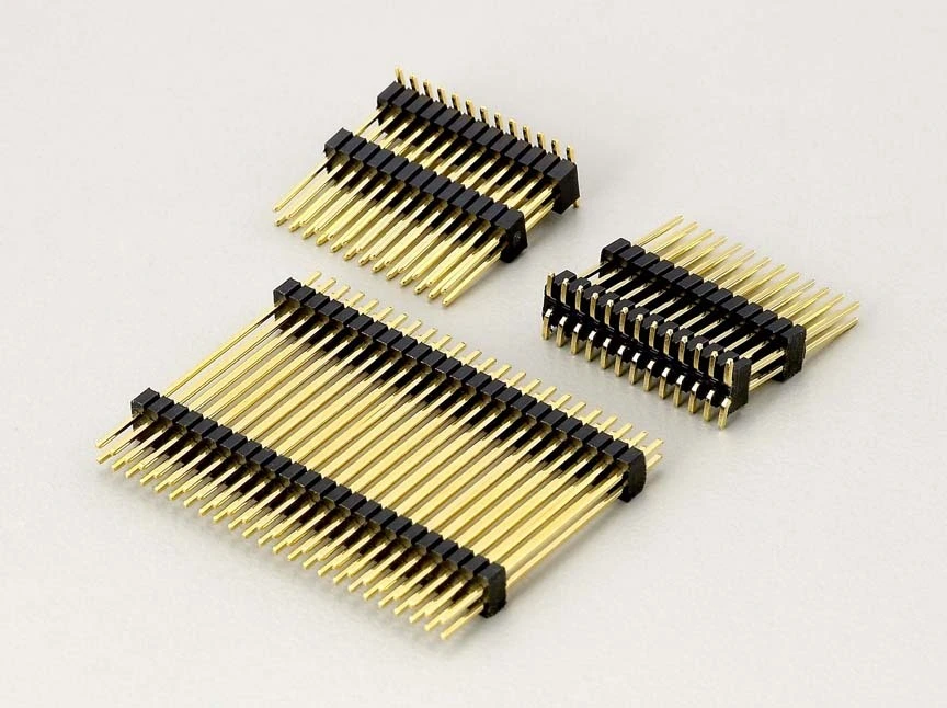 KLS1-218C 1.27mm Pitch Pin Header Connector Dual Insulator Plastic Type 1