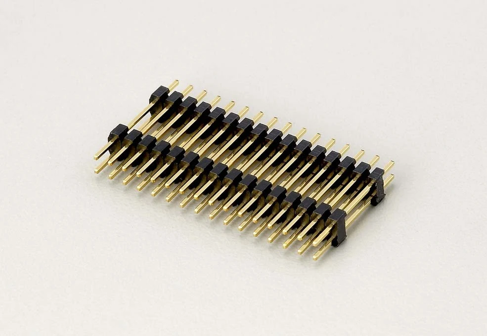 KLS1-218B 2.0mm Pitch Pin Header Connector Dual Insulator Plastic Type 1