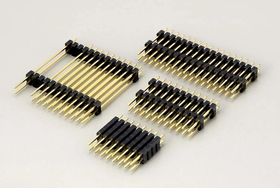 KLS1-218 2.54mm Pitch Pin Header Connector Dual Insulator Plastic Type 1