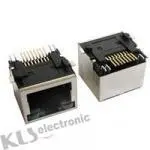 KLS12-SMT11-8P RJ45 SMT Modular Jack Shield With LED 1