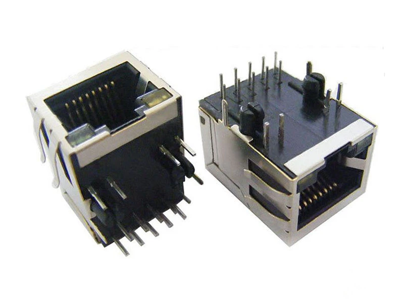 KLS12-TL002B 10/100 BASE 1x1 Tab-Down RJ45 1