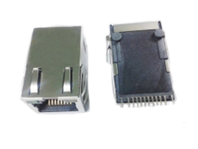 KLS12-TL061 RJ45 Modular Jack 1x1 Tab-UP 100BASE 1