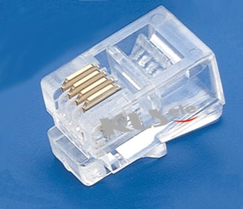 KLS12-RJ11-4P Modular Plug RJ9/RJ10/RJ22 1