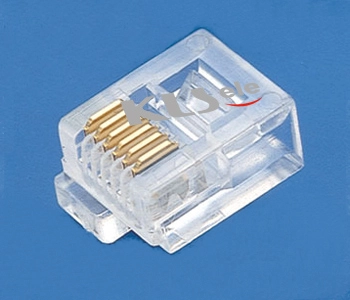 KLS12-RJ12C-6P Modular Plug RJ11/RJ12/RJ14/RJ25 1