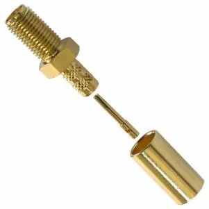KLS1-SMA010A Panel Mount SMA Connector (Jack,Female,50Ω) 1