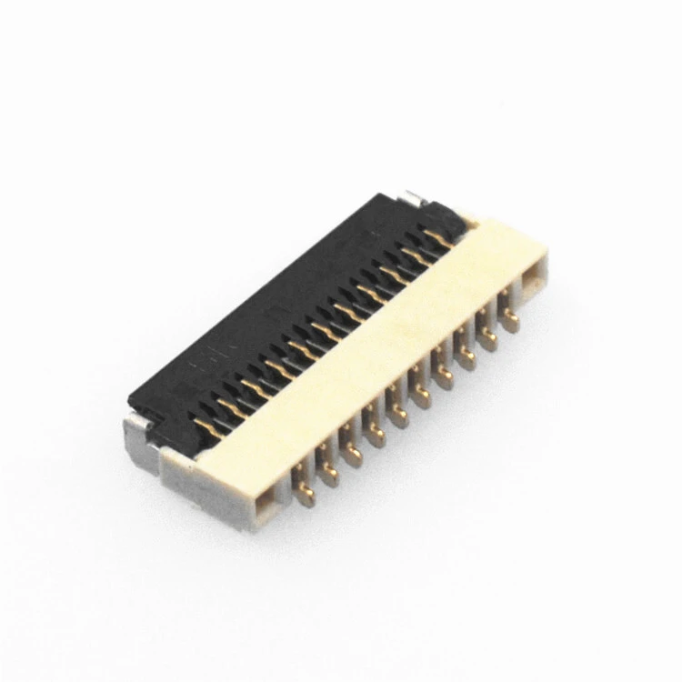 KLS1-244G 0.3mm hinged lock SMT H1.0mm bottom contacts FPC/FFC connectors 1