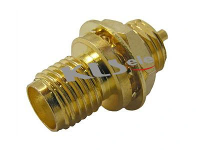 KLS1-SMA011 Panel Mount SMA Connector (Jack,Female,50Ω) 1