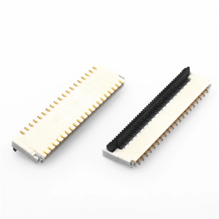 KLS1-1244G 0.3mm back flip SMT H0.9mm dual contacts FPC/FFC connectors 1