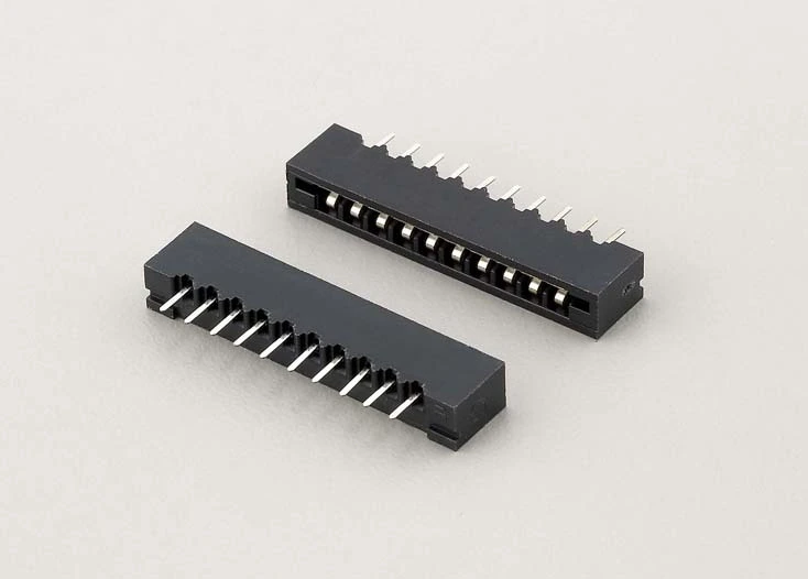 KLS1-219 2.54mm Film Dual Contact Single Entry NO-ZIF DIP Type FFC/FPC Connectors 1