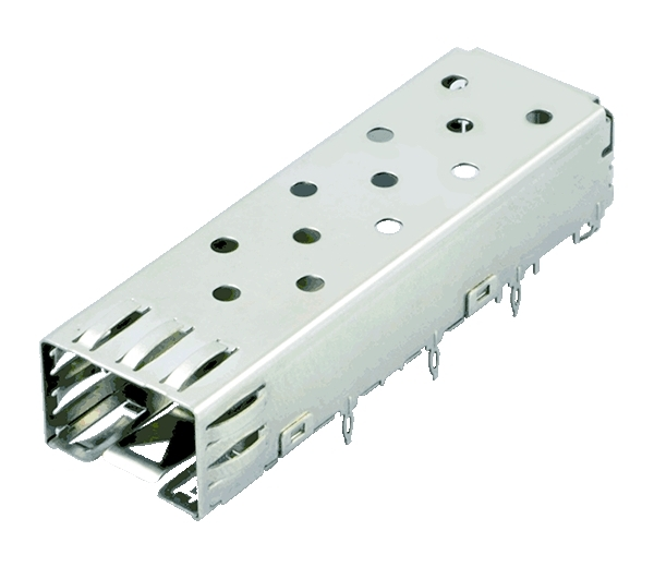KLS12-SFP-011 SFP Cage 1x1 Press-fit 1