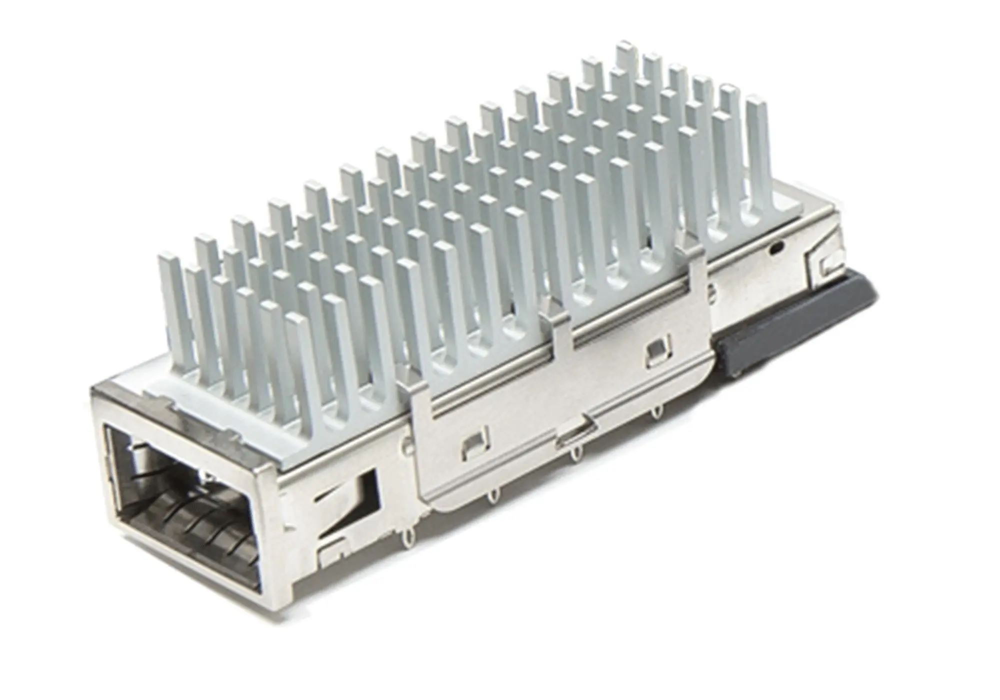 KLS12-XFP-02 XFP Cage1x1 Press-fit Connector with Heatsink 1