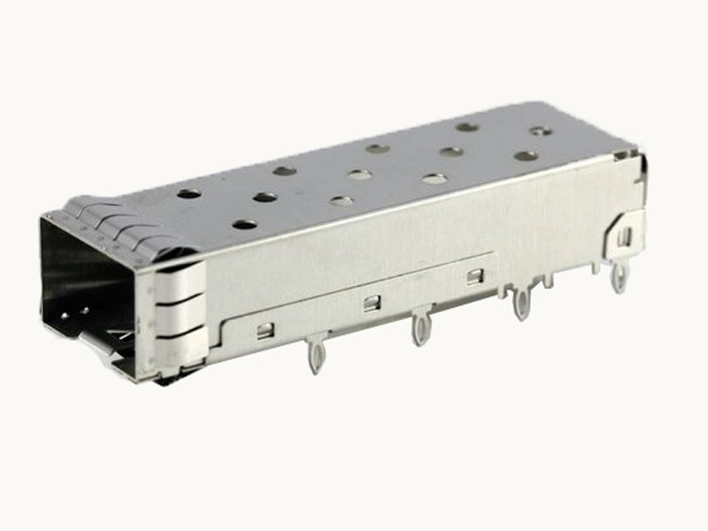 KLS12-SFP+02 SFP+ cage 1x1 Press-fit Connector 1