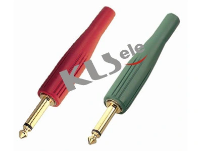 KLS1-PLG-005       Gold 6.3mm Mono Audio Plug 1