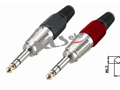 KLS1-PLG-008A  6.3mm Stereo Audio Plug 1