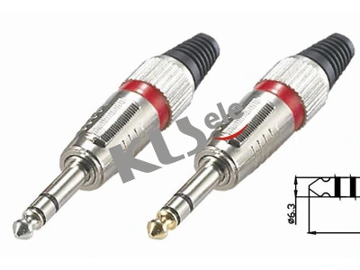 KLS1-PLG-009A  6.3mm Stereo Audio Plug 1