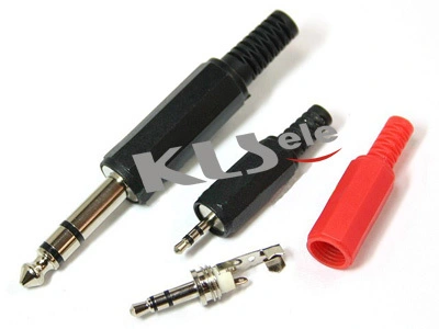 KLS1-PLG-001A   2.5mm Stereo Audio Plug & 3.5mm Stereo Audio Plug & 6.3mm Stereo Audio Plug 1
