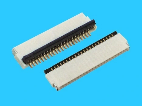 KLS1-242J 0.5mm back flip SMT H1.0mm dual contacts FPC/FFC connectors 1