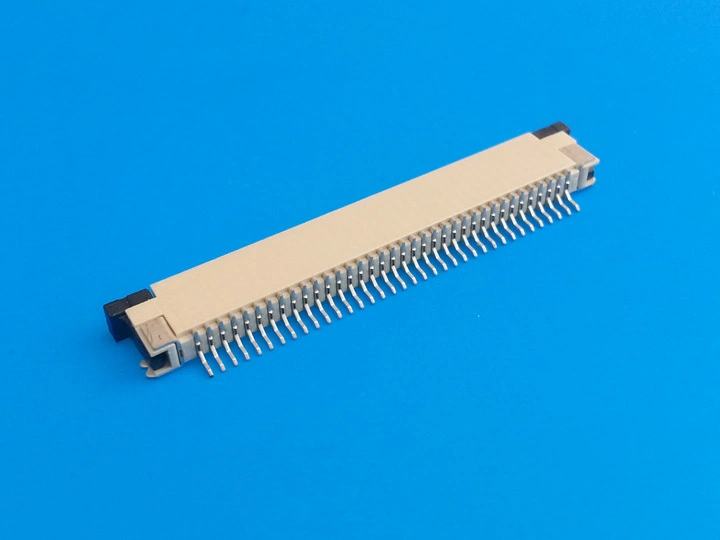 KLS1-241E 0.8mm ZIF SMT H2.5mm bottom & Lower contacts FPC/FFC connector 1