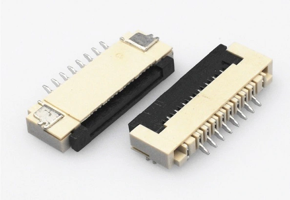 KLS1-240M 1.0mm hinged lock SMT H2.0mm bottom contacts FPC/FFC connectors 1