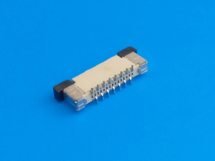 KLS1-242E 1.0mm fpc socket pcb smt 180 zif-lock H4.8mm FPC/FFC connectors 1