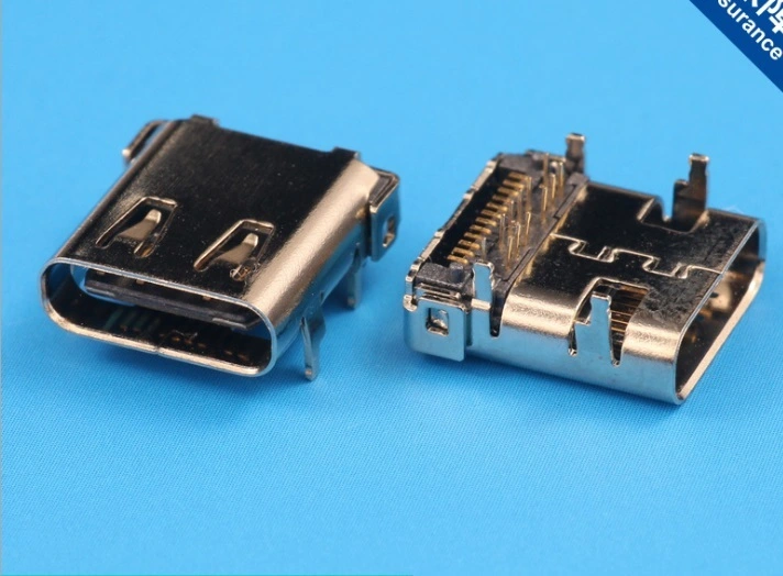 KLS1-5402 24P DIP+SMD L=10.0mm USB 3.1 type C connector female socket 1
