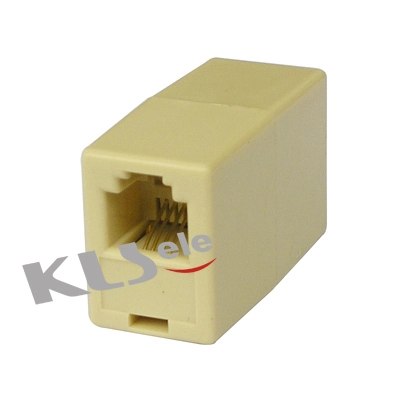 KLS12-175-6P4C / KLS12-175-6P6C Modular Jack Coupler RJ11 / RJ12 1