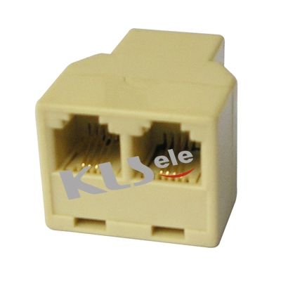 KLS12-180-6P4C KLS12-180-6P6C KLS12-180-8P8C Modular Jack Adapter RJ11 RJ12 RJ45 1