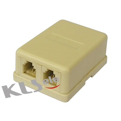 KLS12-186-6P4C KLS12-186-6P6C Telephone Surface Jack RJ11 RJ12 1