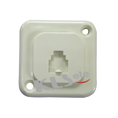 KLS12-009-6P4C / KLS12-009-6P6C Flush Mount Phone Jack 1
