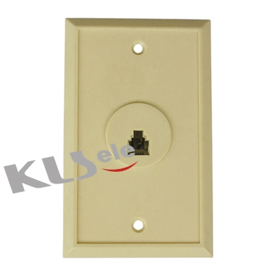 KLS12-011-6P4C KLS12-011-6P6C Flush Mount Phone Jack 1