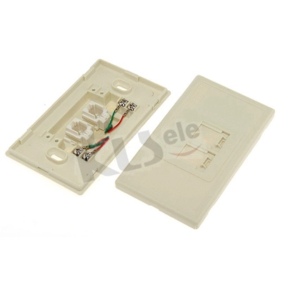 KLS12-014-6P4C KLS12-014-6P6C Flush Mount Phone Jack 1