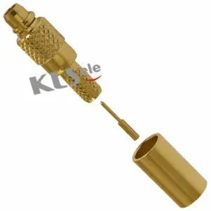 KLS1-MMCX005 MMCX Cable Connector (Plug,Male,50Ω) 1