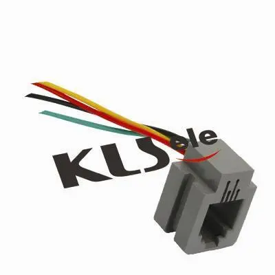 KLS12-204-4P Wired Modular Jack 616M 1