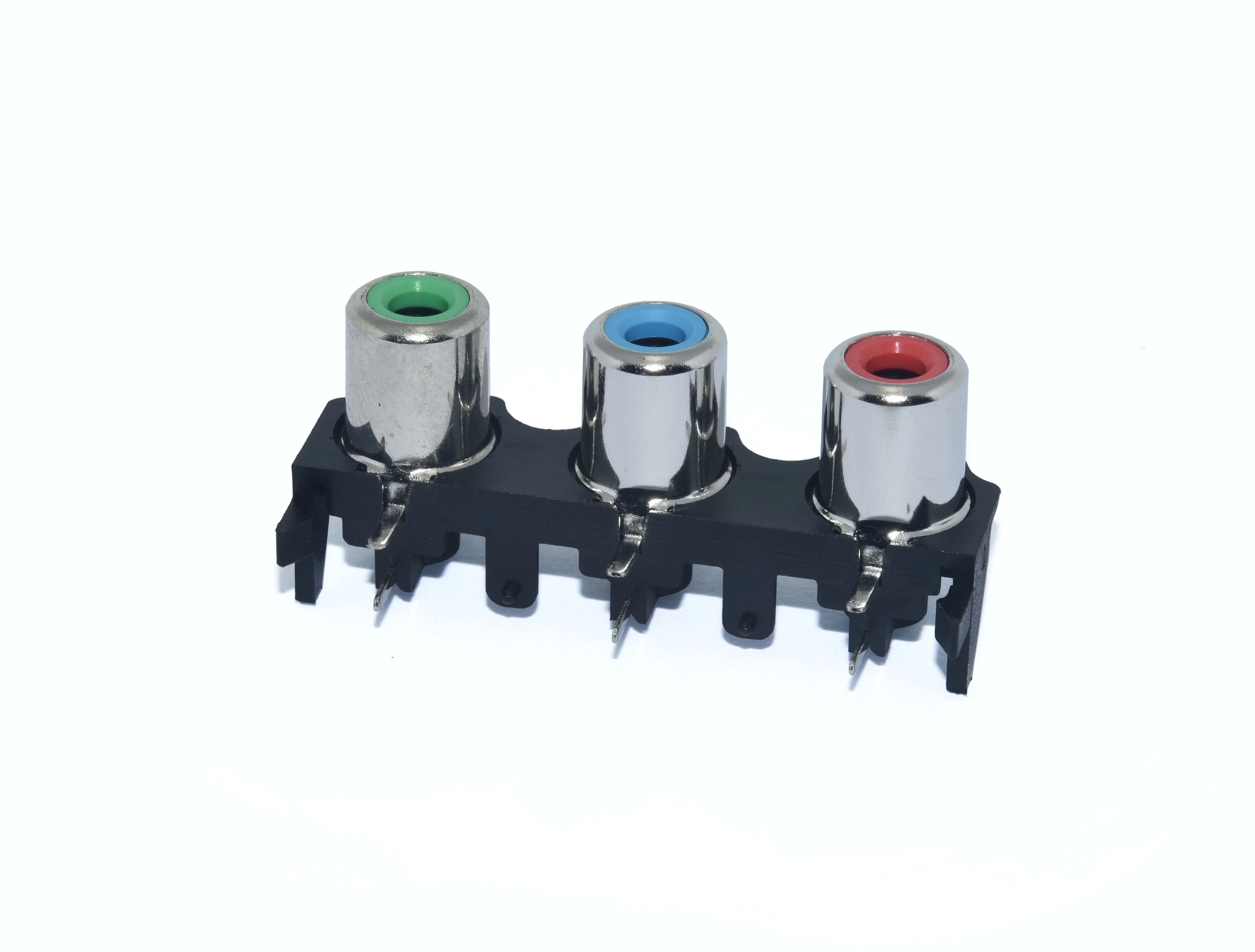 KLS1-RCA-309    RCA  Audio Jack Connector 1x3 1