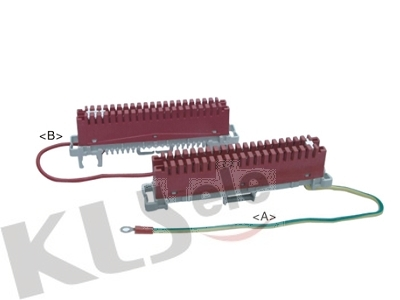 KLS12-CM-1007 10 Pair LSA-PLUS Earthing Module 1