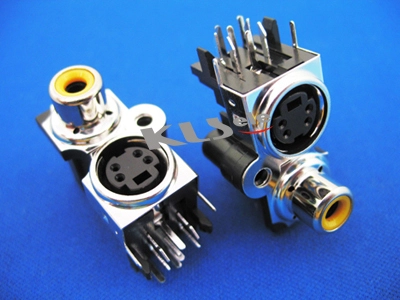 KLS1-RCA-204    RCA Jack + Mini din Audio jack 1