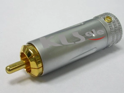 KLS1-RCA-PM15     Gold Plated RCA Phono Audio Plug 1