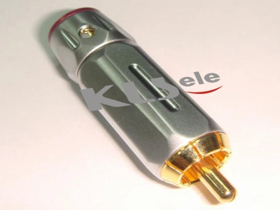 KLS1-RCA-PM16     Gold Plated RCA Phono Audio Plug 1