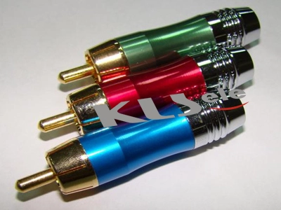 KLS1-RCA-PM17    Gold Plated RCA Phono Audio Plug 1