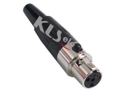 KLS1-XLR-P01A   Mini XLR Audio Plug 1