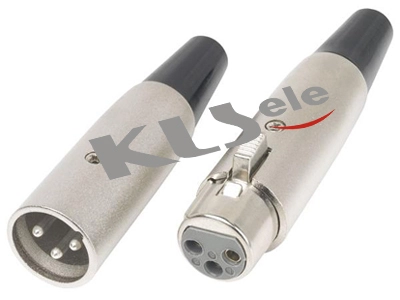 KLS1-XLR-P06    XLR Plug Audio Connector 1