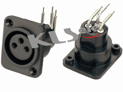 KLS1-XLR-S02 XLR Audio Socket Connector 1
