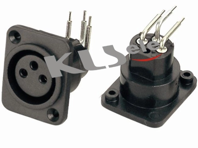 KLS1-XLR-S02   XLR  Audio Socket Connector 1