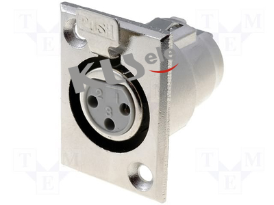 KLS1-XLR-S07 XLR Audio Socket Connector 1