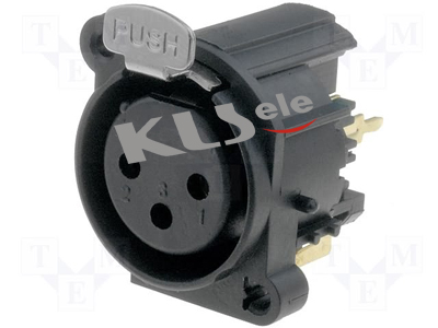 KLS1-XLR-S08 XLR Audio Socket Connector 1