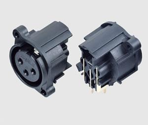 KLS1-XLR-S09 XLR Audio Socket Connector 3