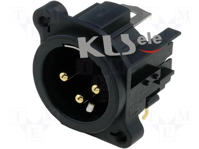 KLS1-XLR-S10     XLR Audio Panel Socket 1