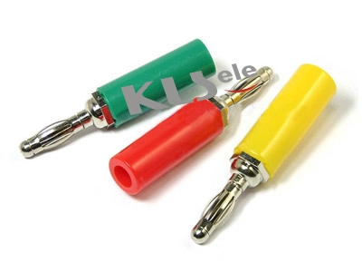 KLS1-BAP-002   4mm Banana Audio plug 1